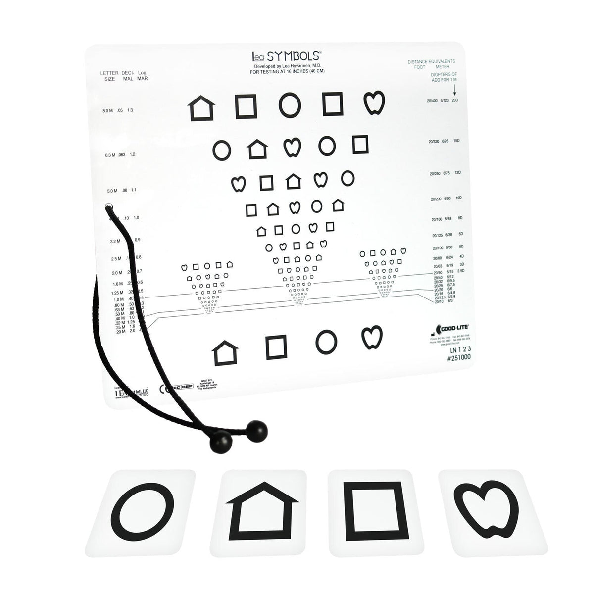 LEA™ Symbole-Karte Nahtest