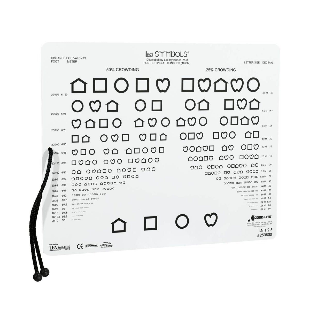 LEA™ Symbole-Karte Nahtest