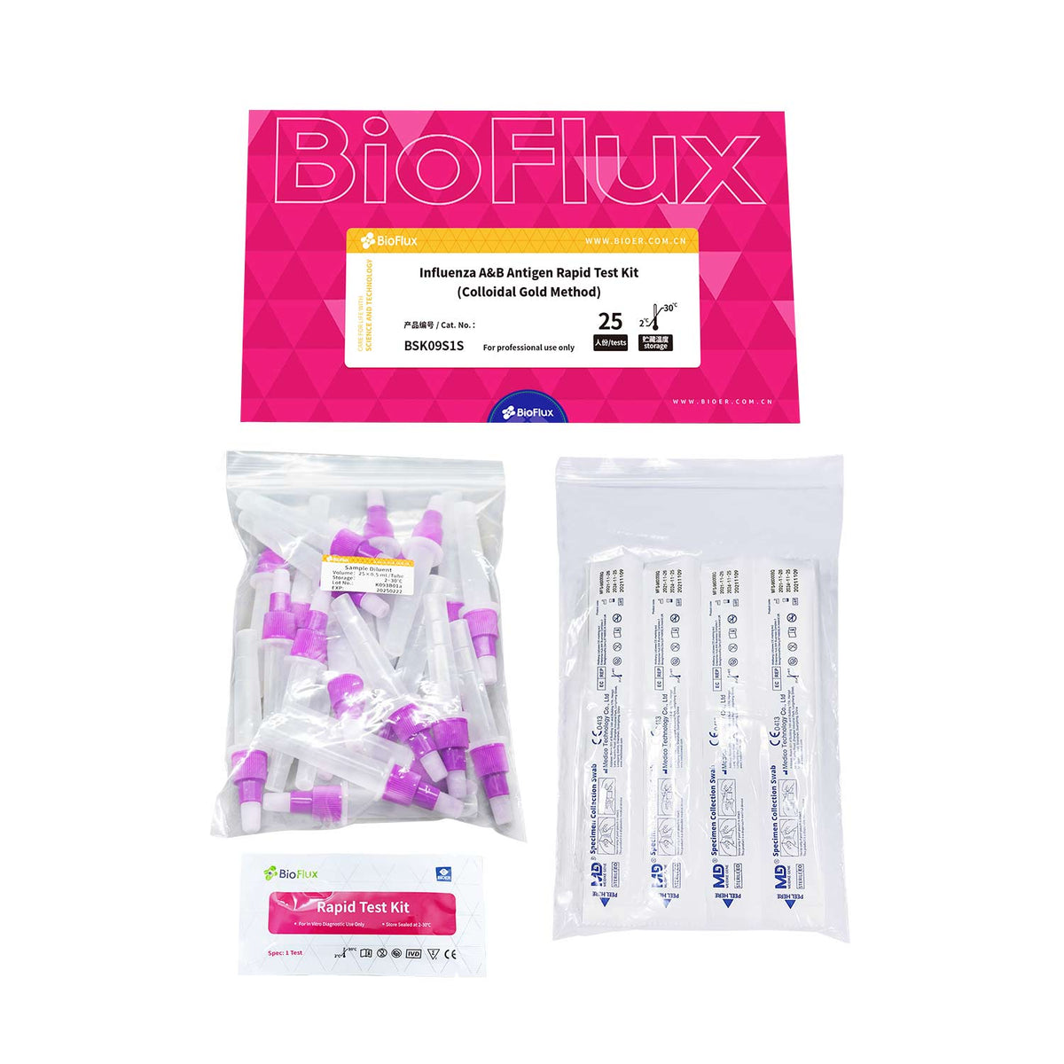 BIOFLUX Influenza A&B Antigen-Schnelltest