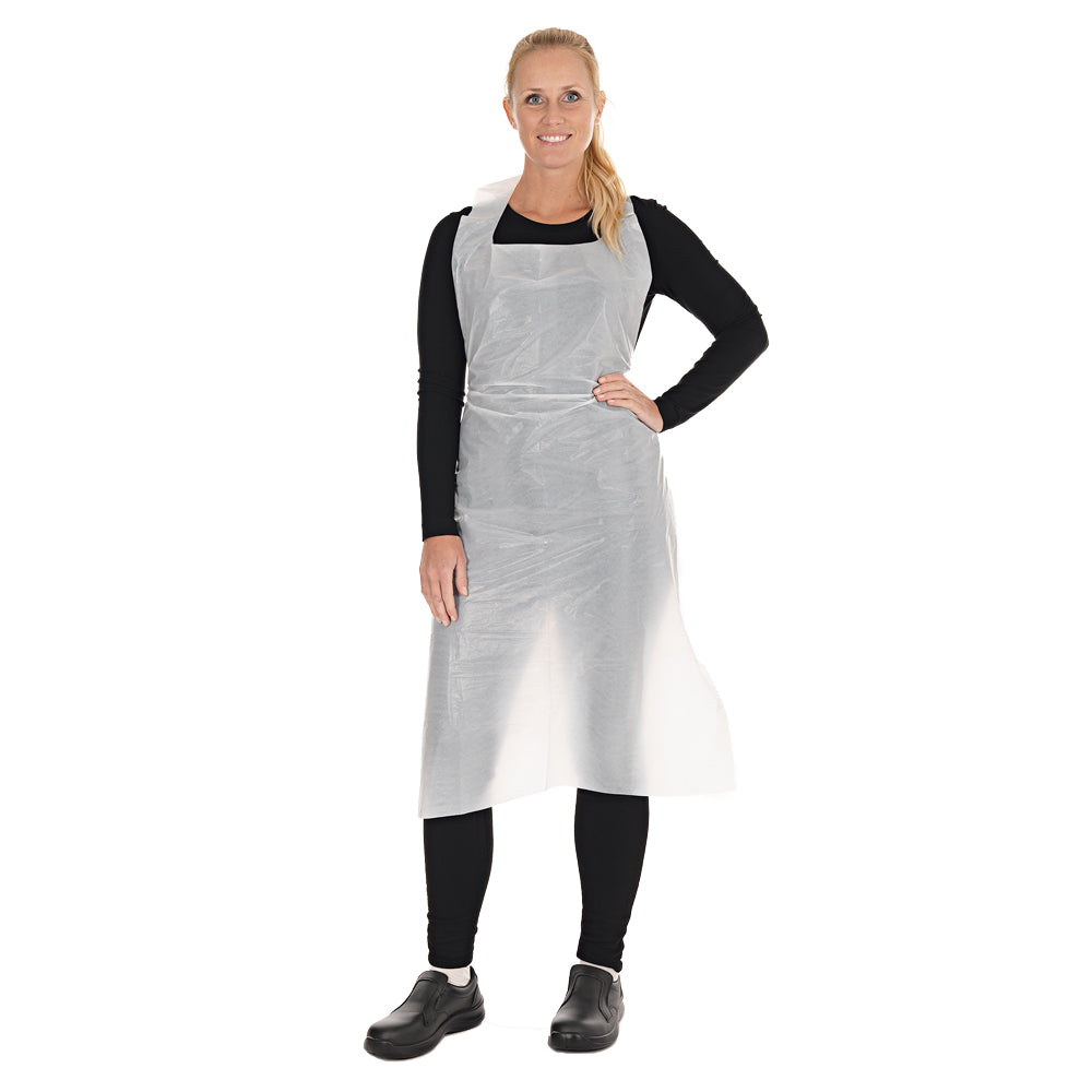 Einwegschürzen ca. 33 my | LDPE - weiß