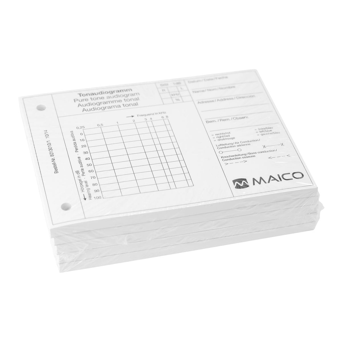 Tonaudiogrammblock für Maico ST20