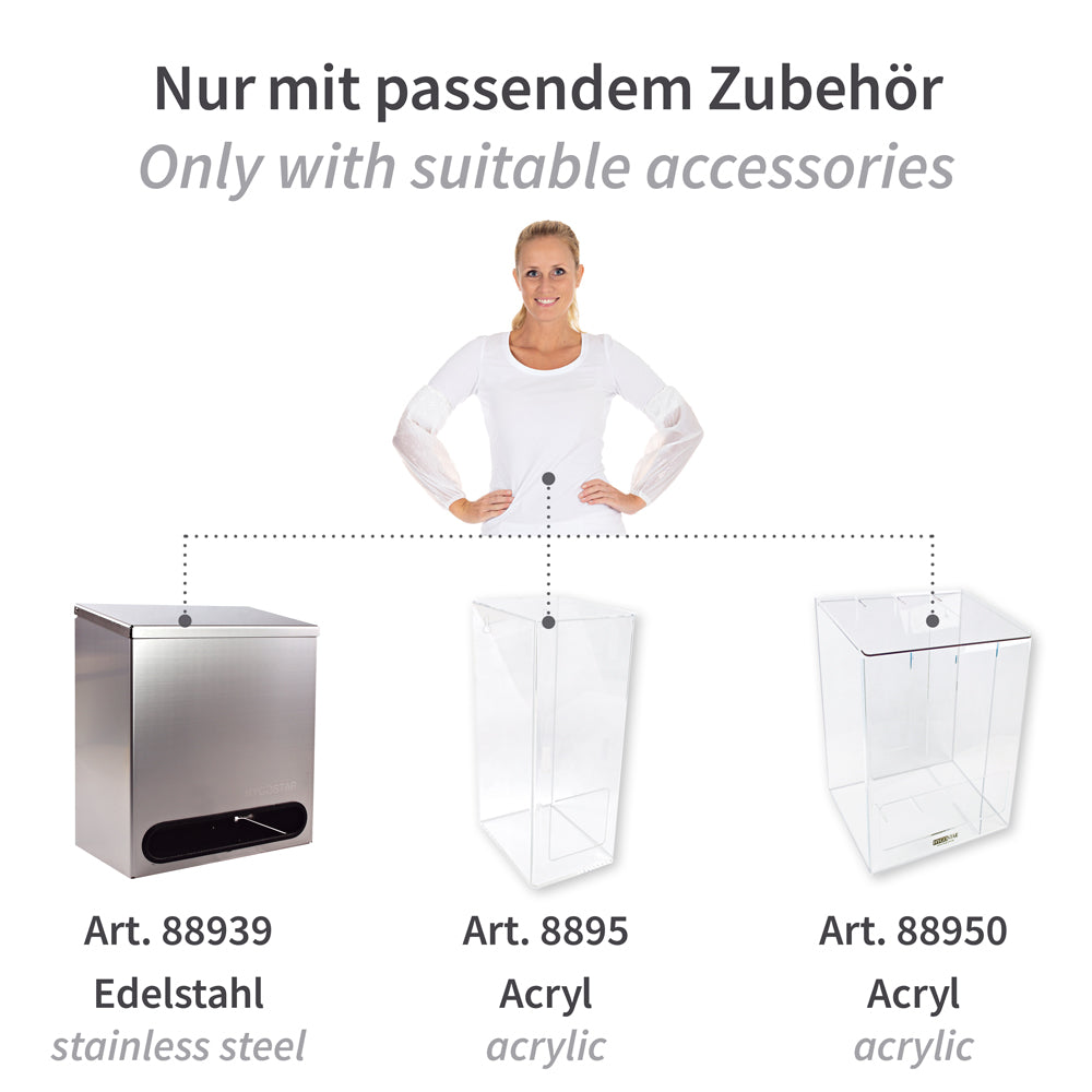 Ärmelschoner Light | PE - weiß