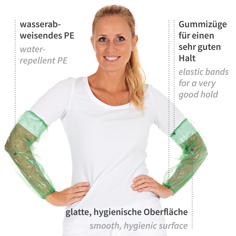 Ärmelschoner Light | PE - grün