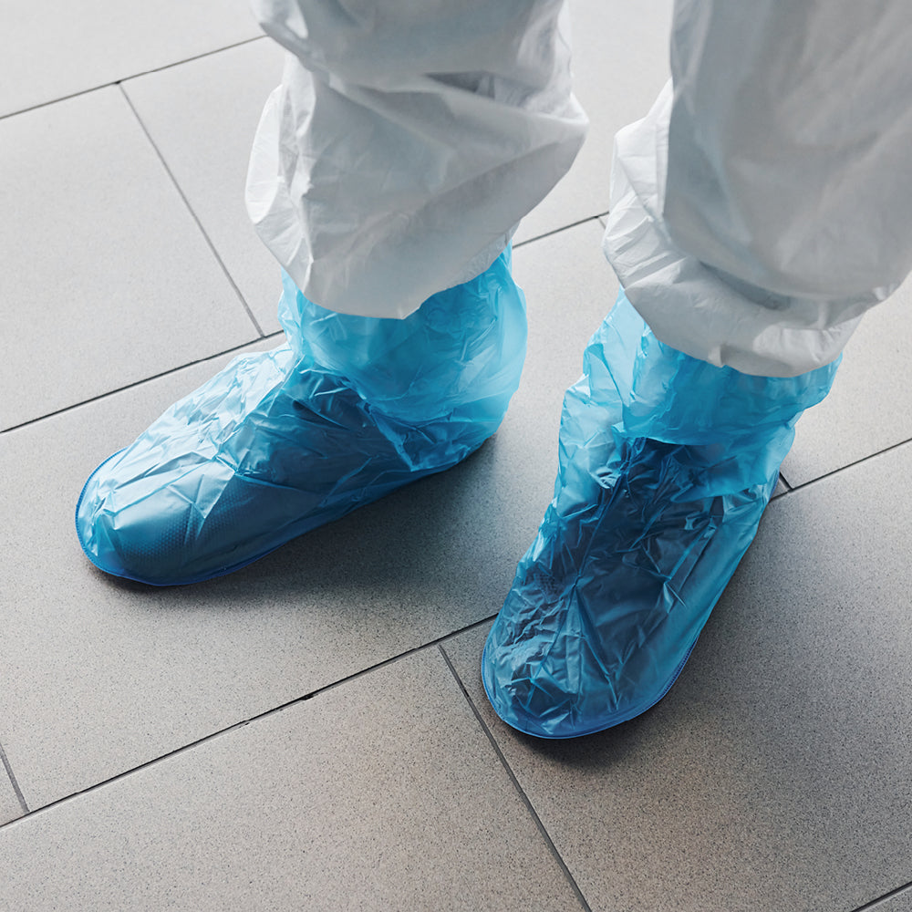 Überstiefel | PE - blau