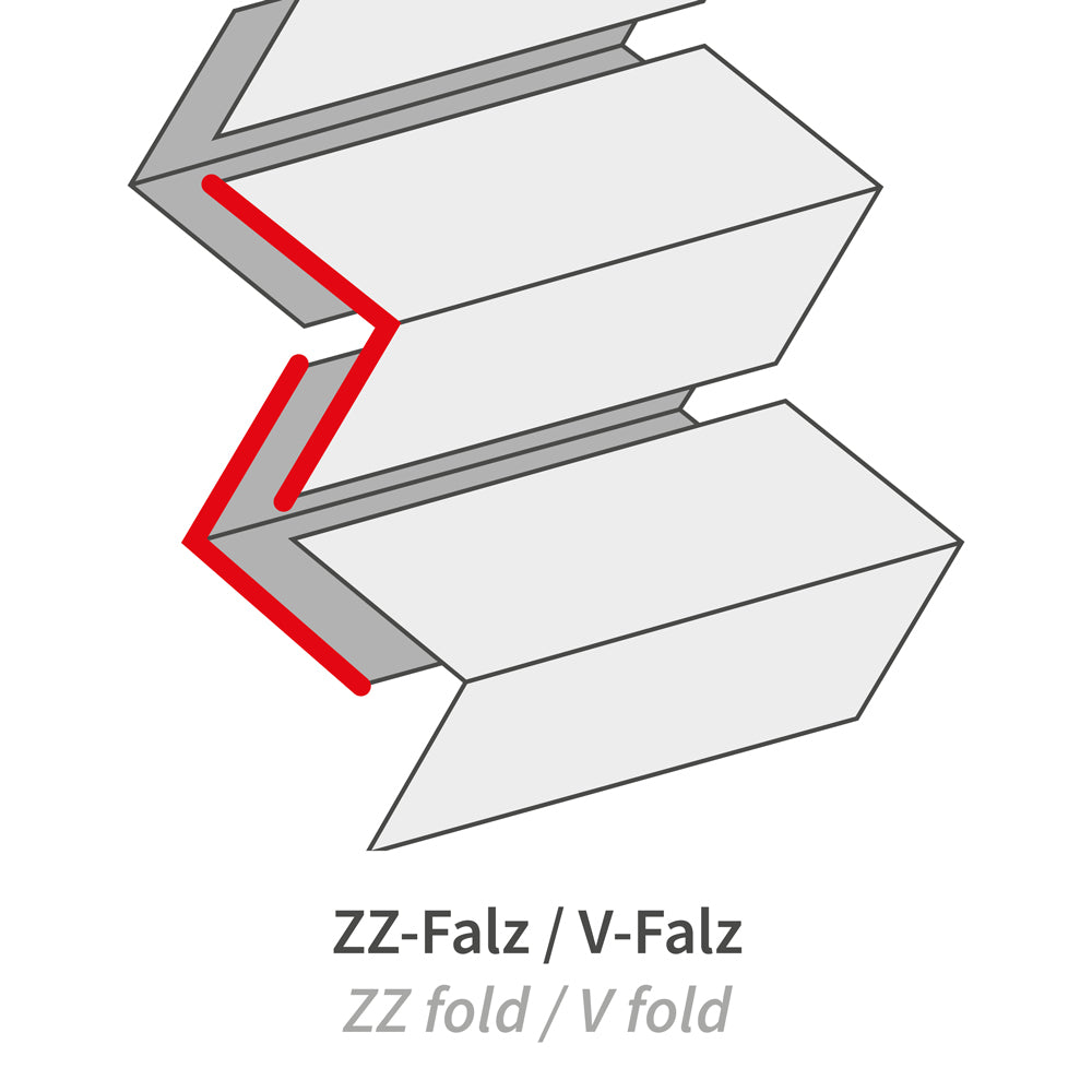 Papierhandtücher, 2-lagig | Recyclingpapier, V/ZZ-Falzung - blau