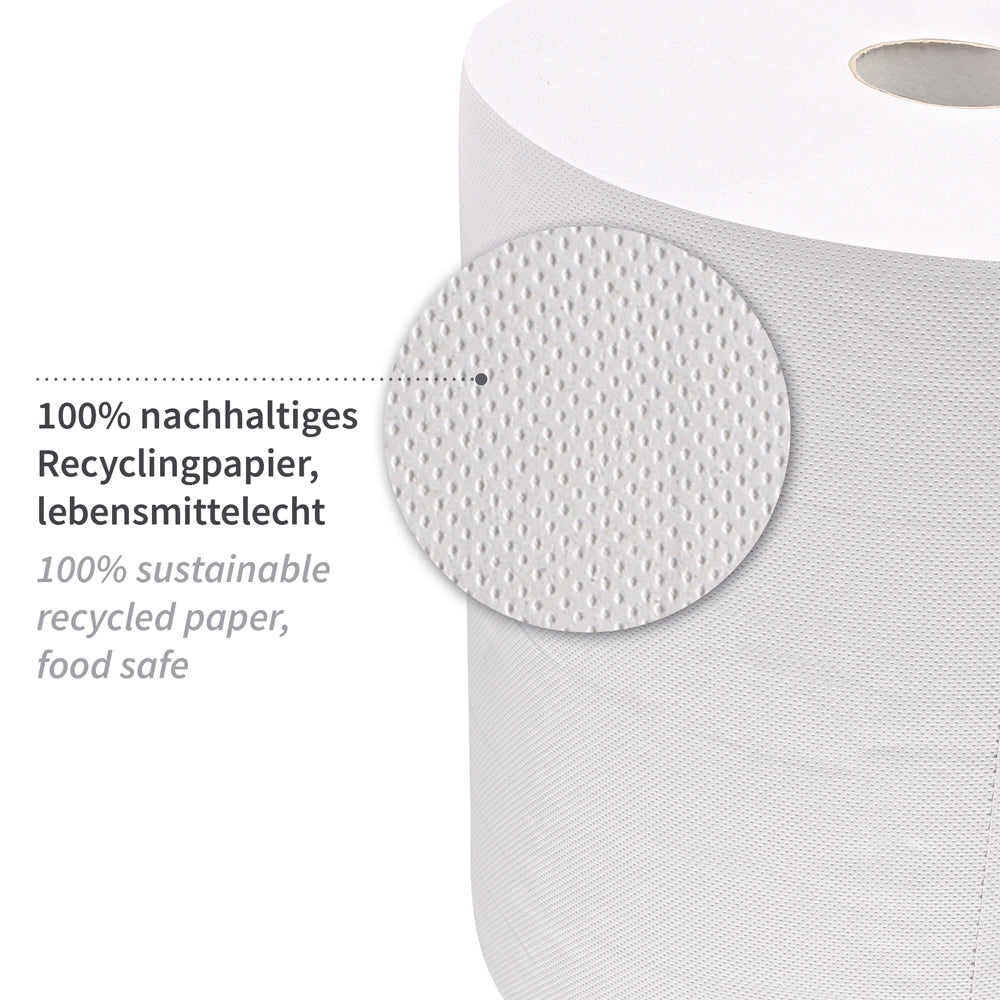 Bio Putzpapiere, 3-lagig | Recyclingpapier, FSC®-Recycled - weiß
