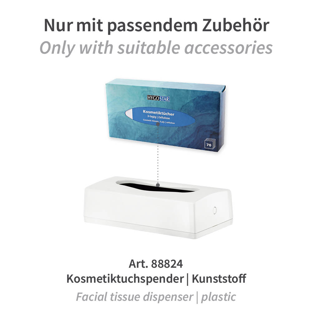 Kosmetiktücher, 3-lagig | Zellulose - weiß