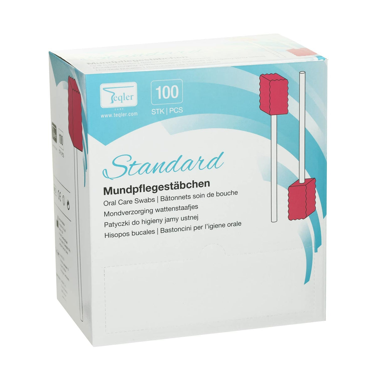 Teqler Standard Mundpflegestäbchen