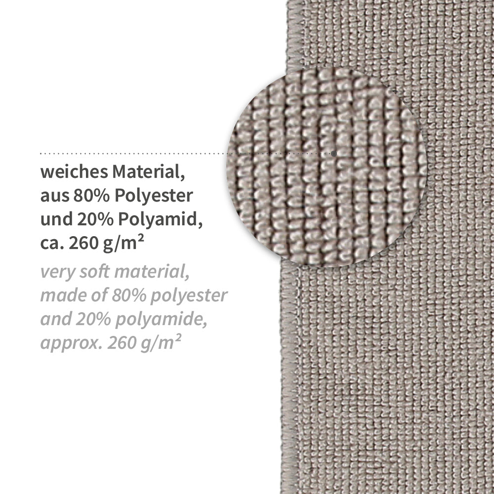Mikrofasertücher Micro Master | Polyester/Polyamid - grau