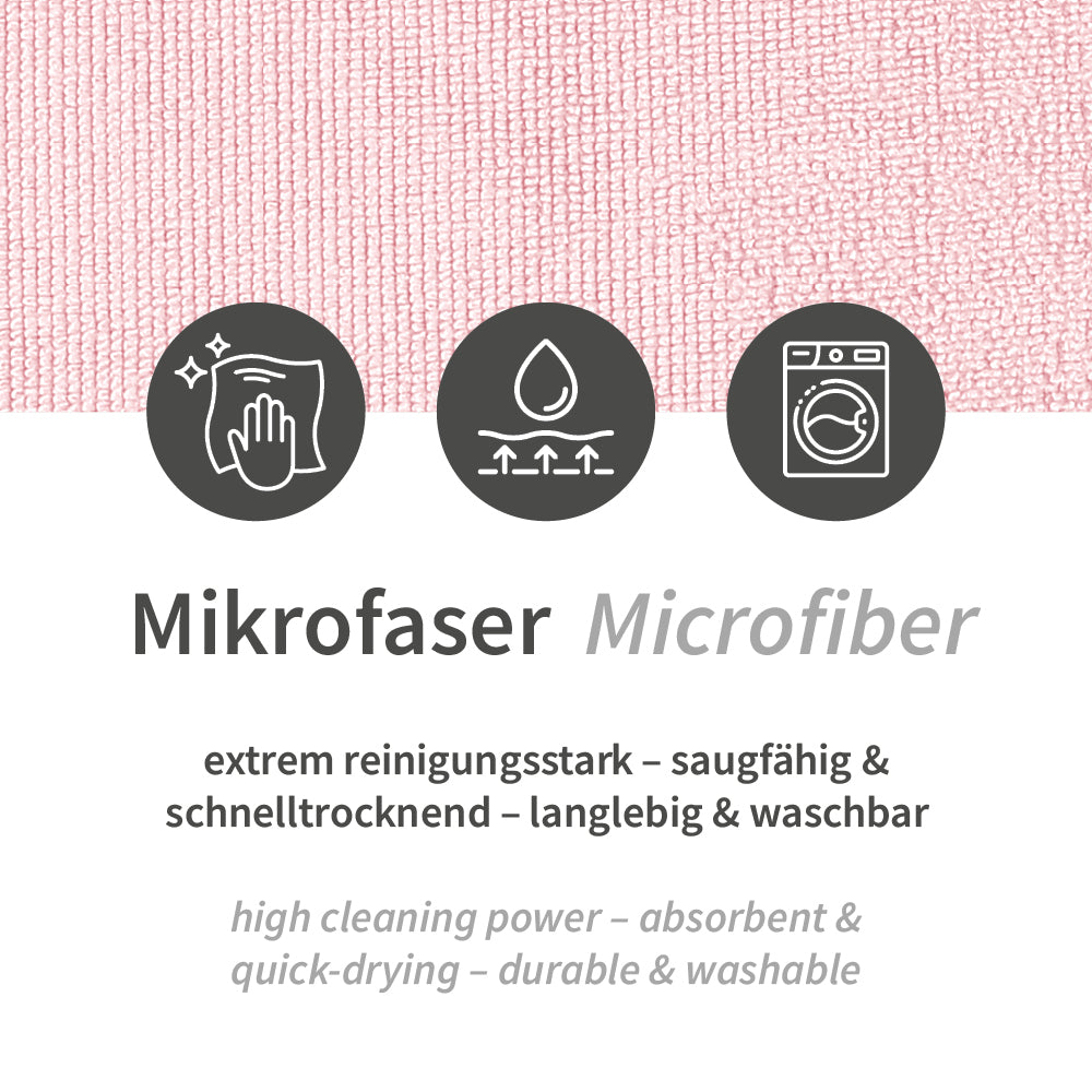 Mikrofasertücher Micro Master | Polyester/Polyamid - rosa