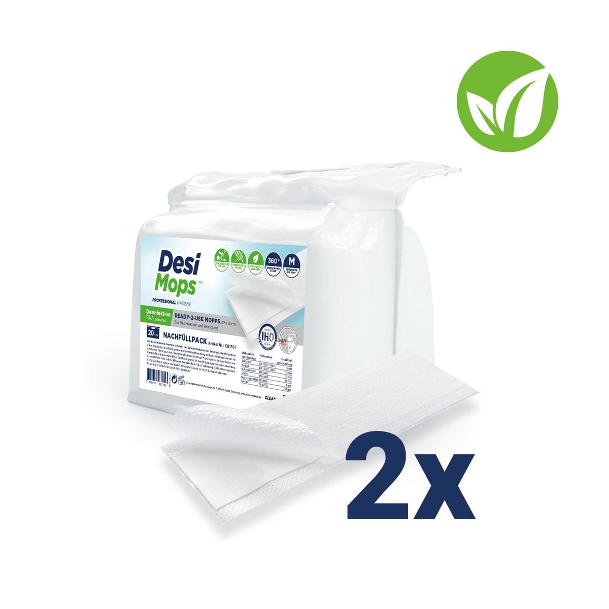 DesiMops Desinfektionsmopps Nachfüllpack