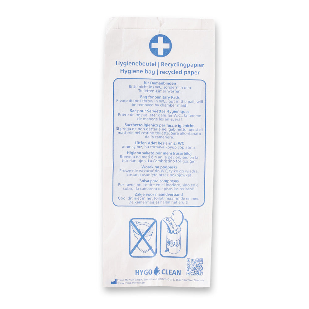 Hygienebeutel | Recyclingpapier - weiß