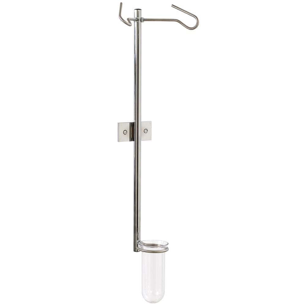 Wand-Infusionshalter inklusive Tropfglas