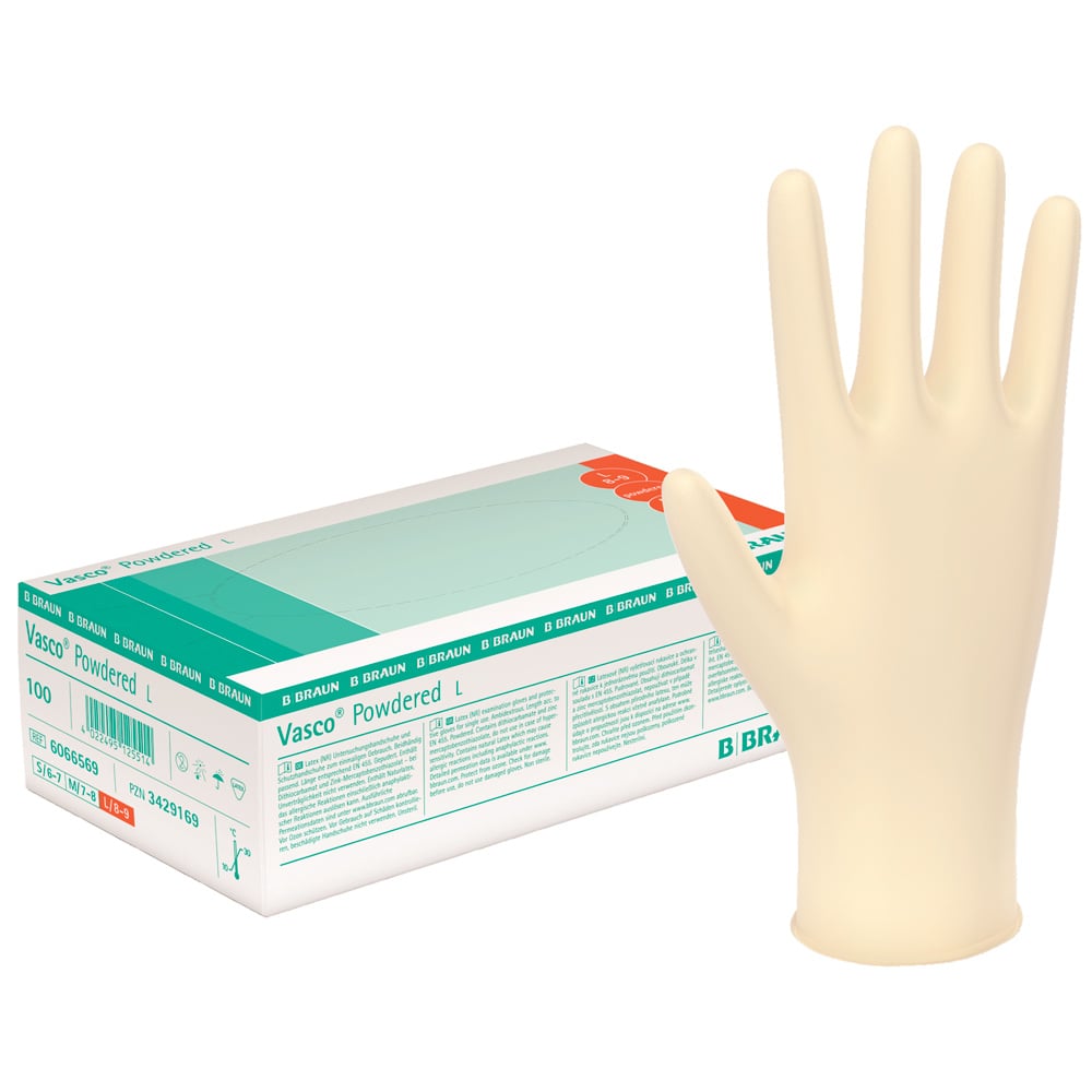 Vasco powdered Latexhandschuhe