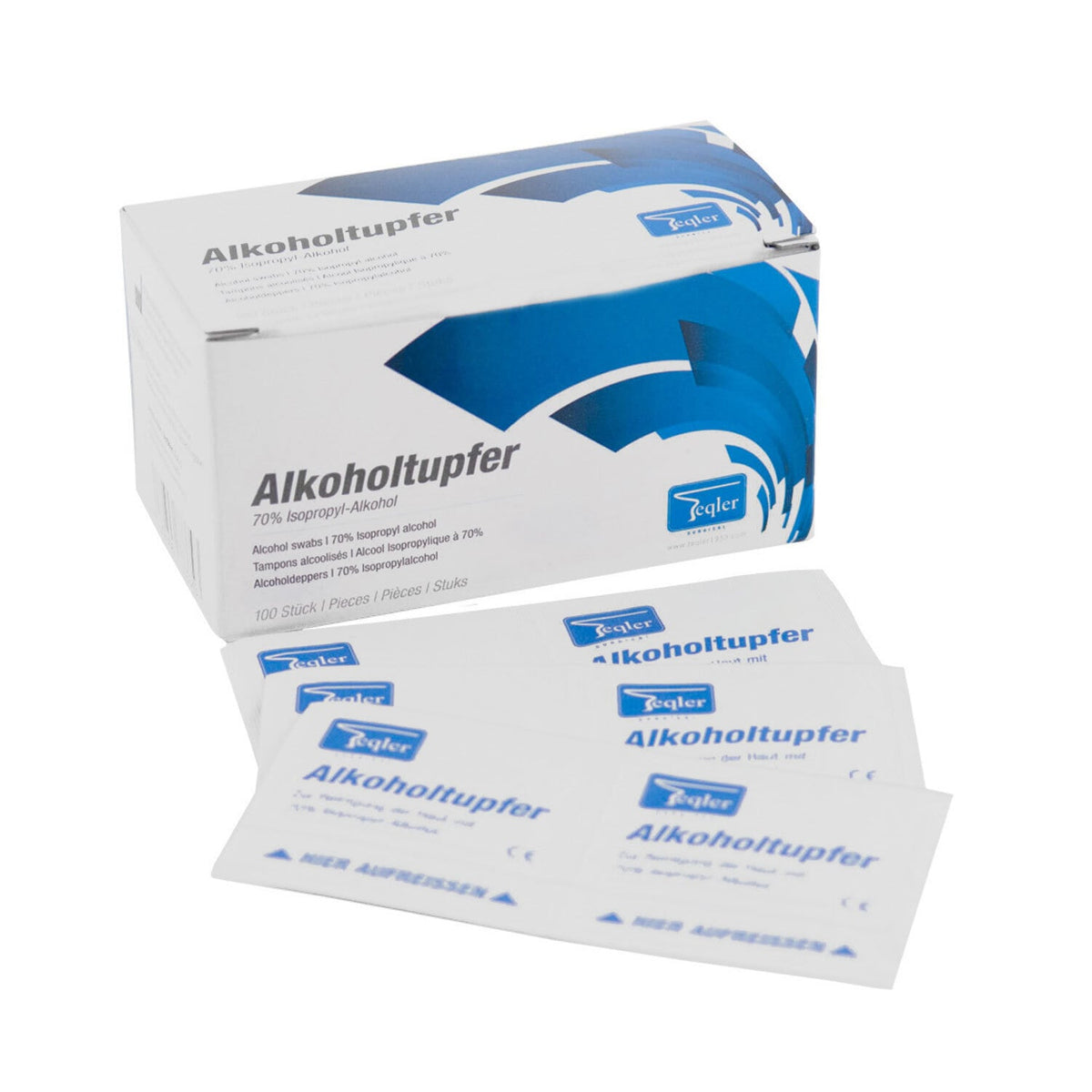 Alkoholtupfer, 100 Stück