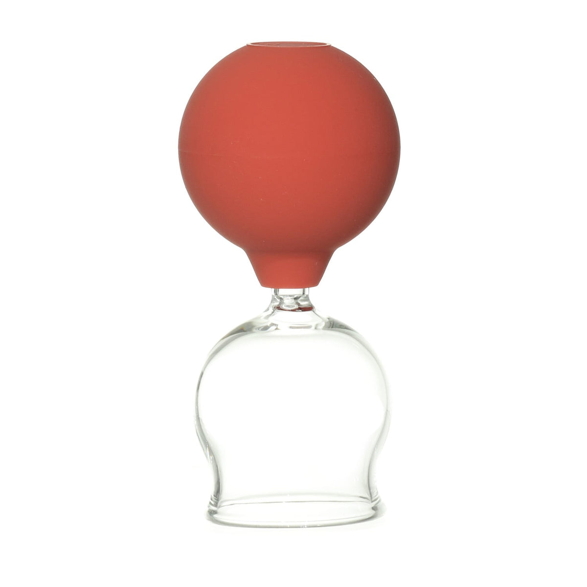 Schröpfglas mit Olive und Ball