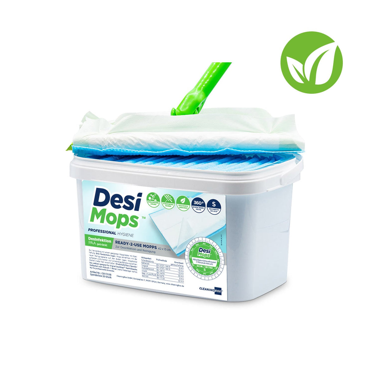 DesiMops 360° Desinfektionsmopps Spenderbox