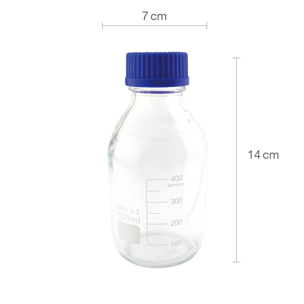 Teqler Labor-Glasflasche