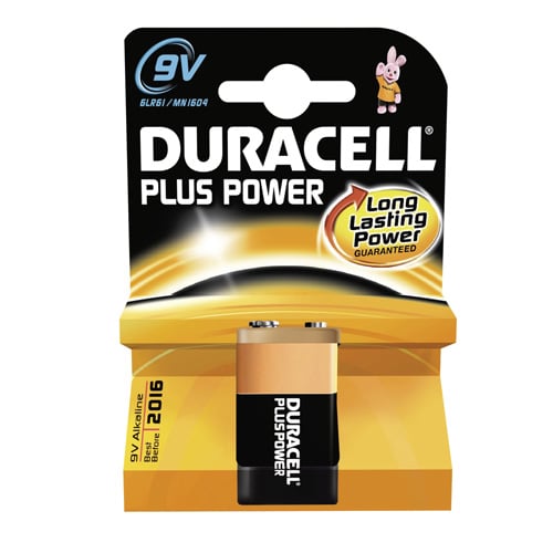9 Volt-Blockbatterie, Einweg