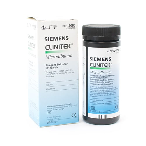 Clinitek Microalbumin 2, 25 Stück