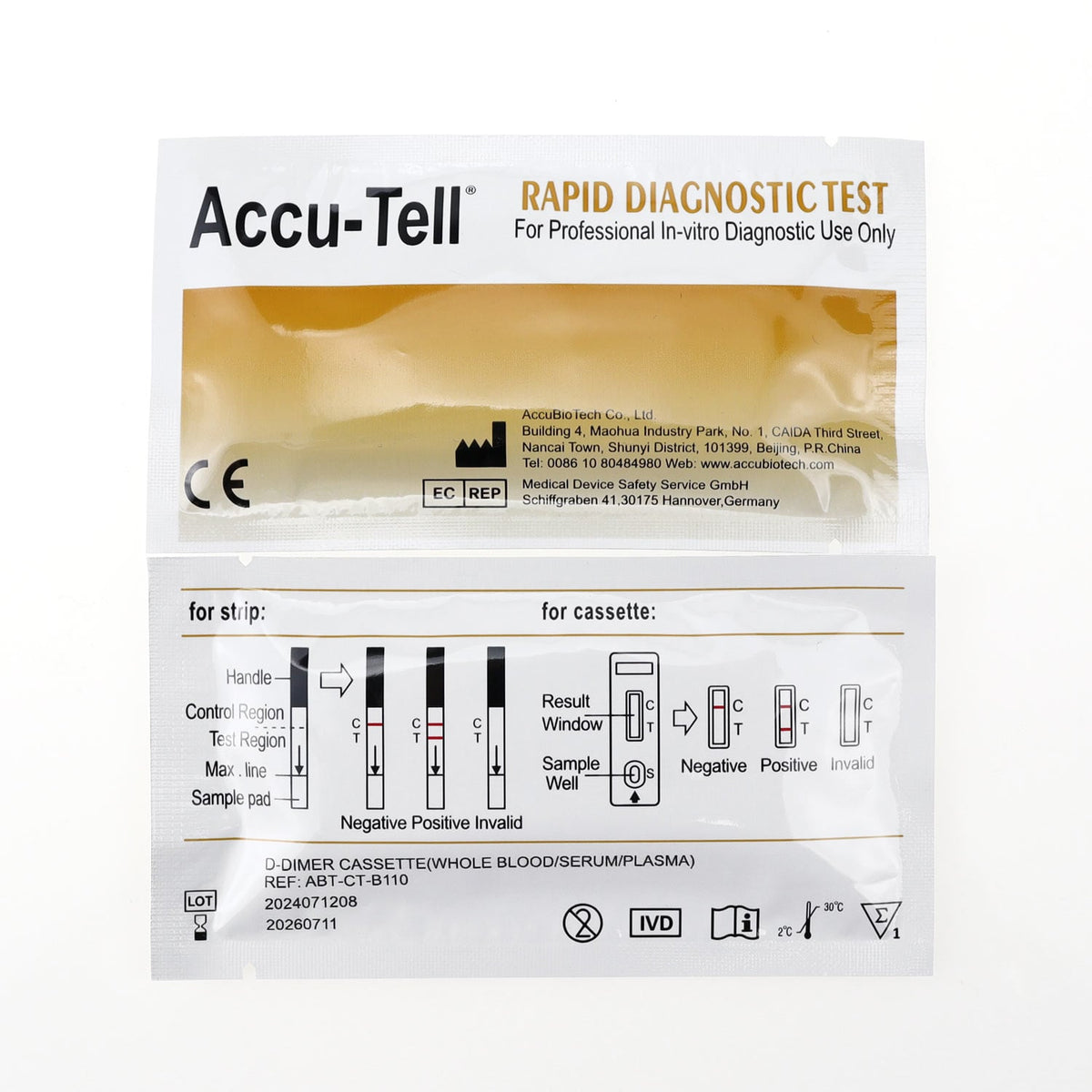 Accu-Tell® D-Dimer-Schnelltest