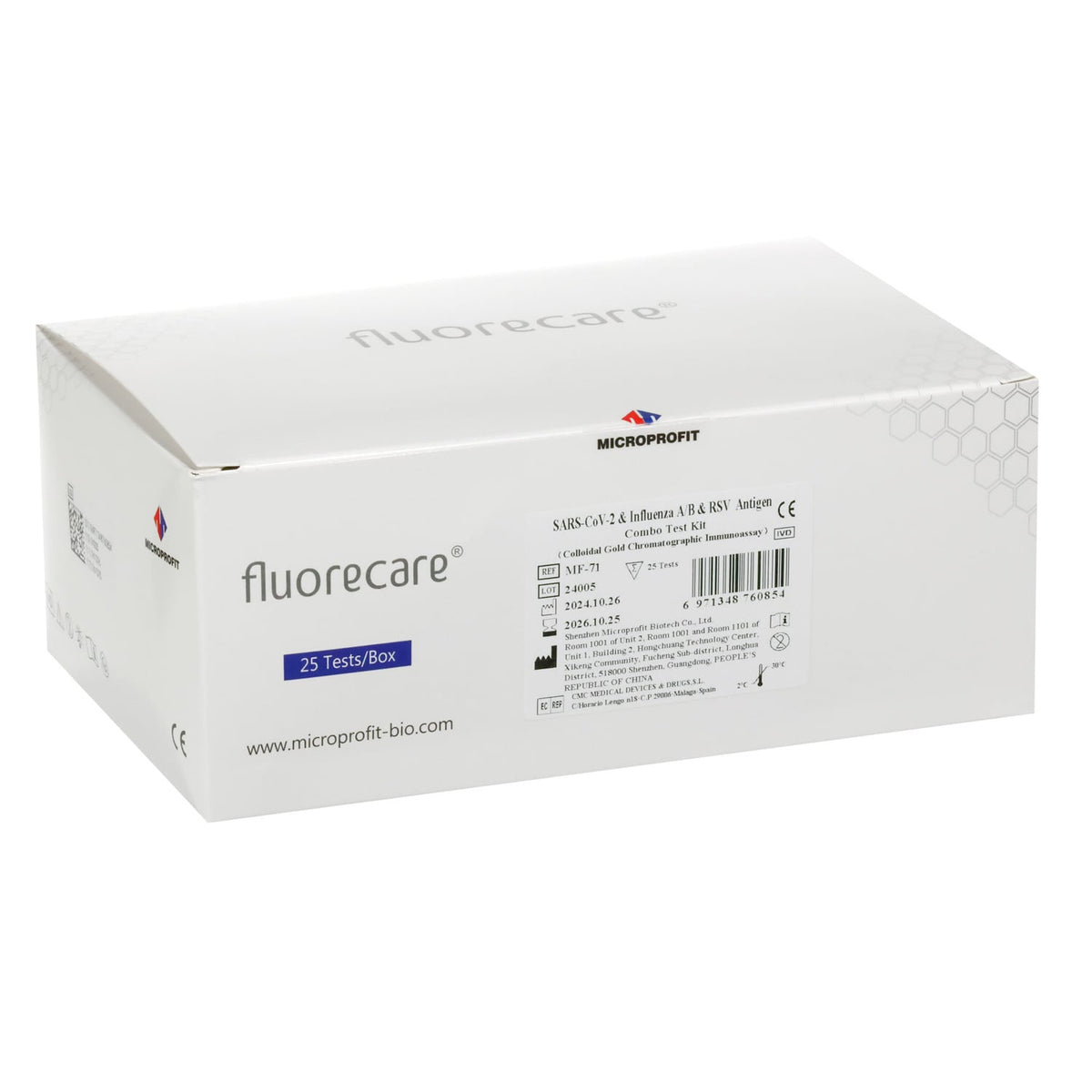 fluorecare® Kombi-Test (Covid-19, FLU A&B, RSV)