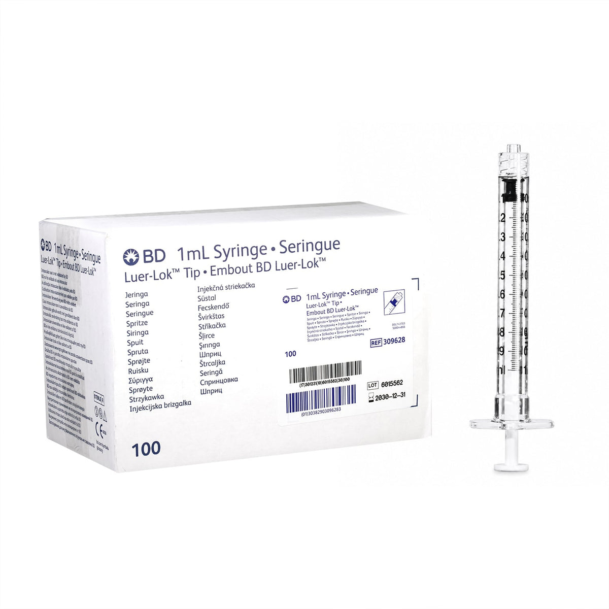 BD Plastipak Luer-Lock-Spritzen