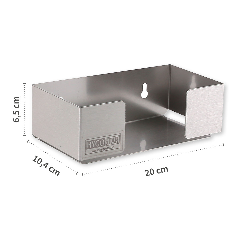 Mundschutzspender | Edelstahl - silber