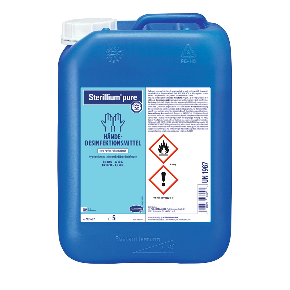 Hartmann Sterillium® pure, Händedesinfektionsmittel - blau