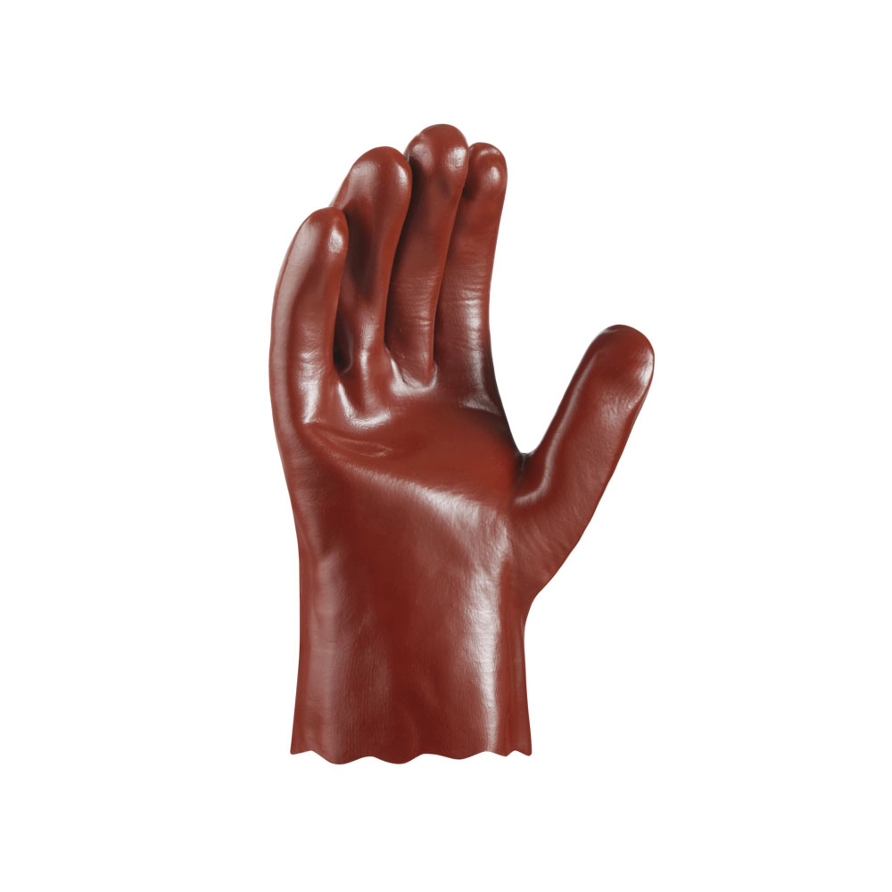 teXXor® PVC-Handschuhe ROTBRAUN - rot-braun