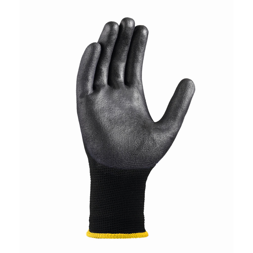 teXXor® Polyester-Strickhandschuhe 2404, PU beschichtet - schwarz