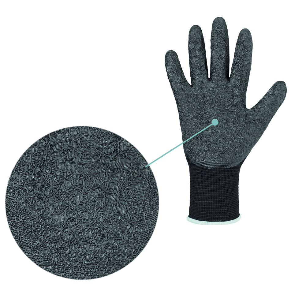 Stronghand® Finegrip 0520, Feinstrickhandschuhe - schwarz