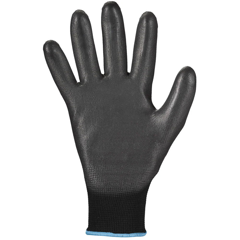 Goodjob® Dark Grip 0703, Feinstrickhandschuhe - schwarz