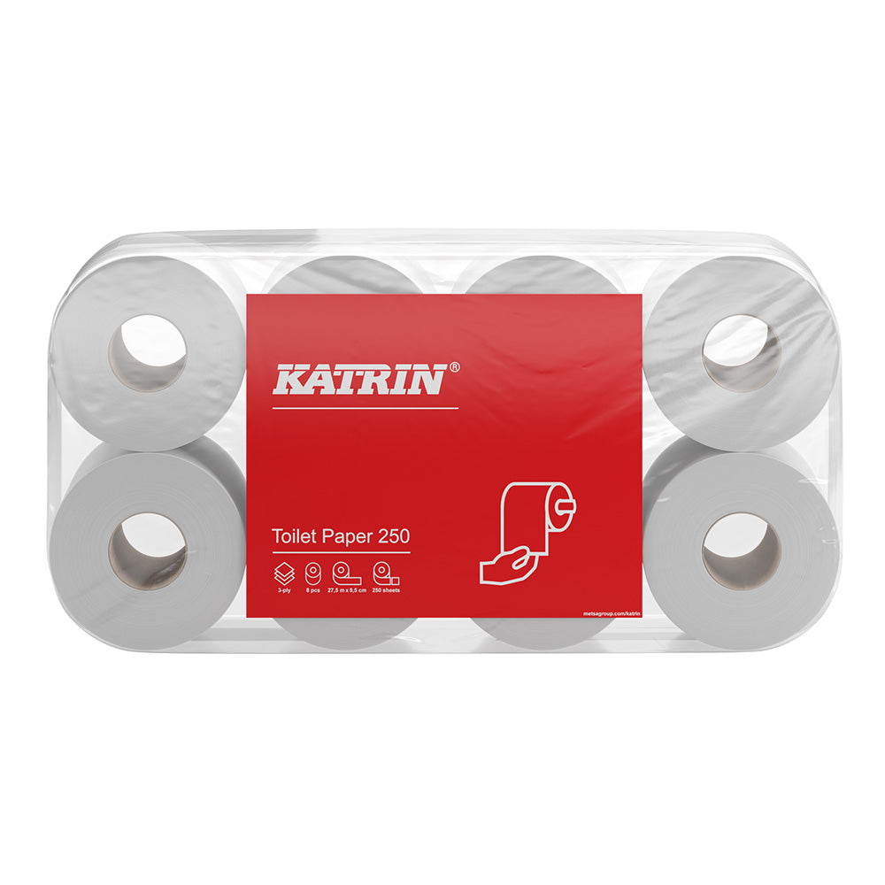 KATRIN Toilettenpapier, 3-lagig - weiß