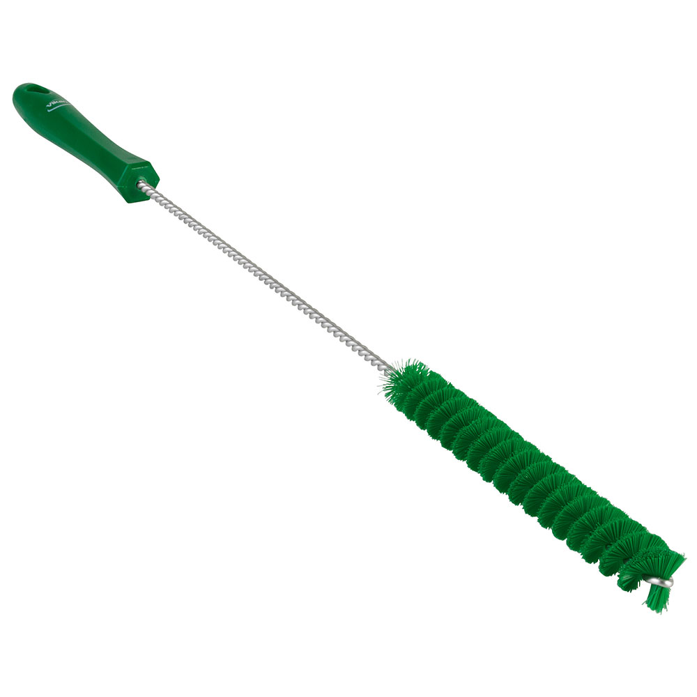 Vikan Rohrbürste mit Stiel, 20 mm, medium - grün