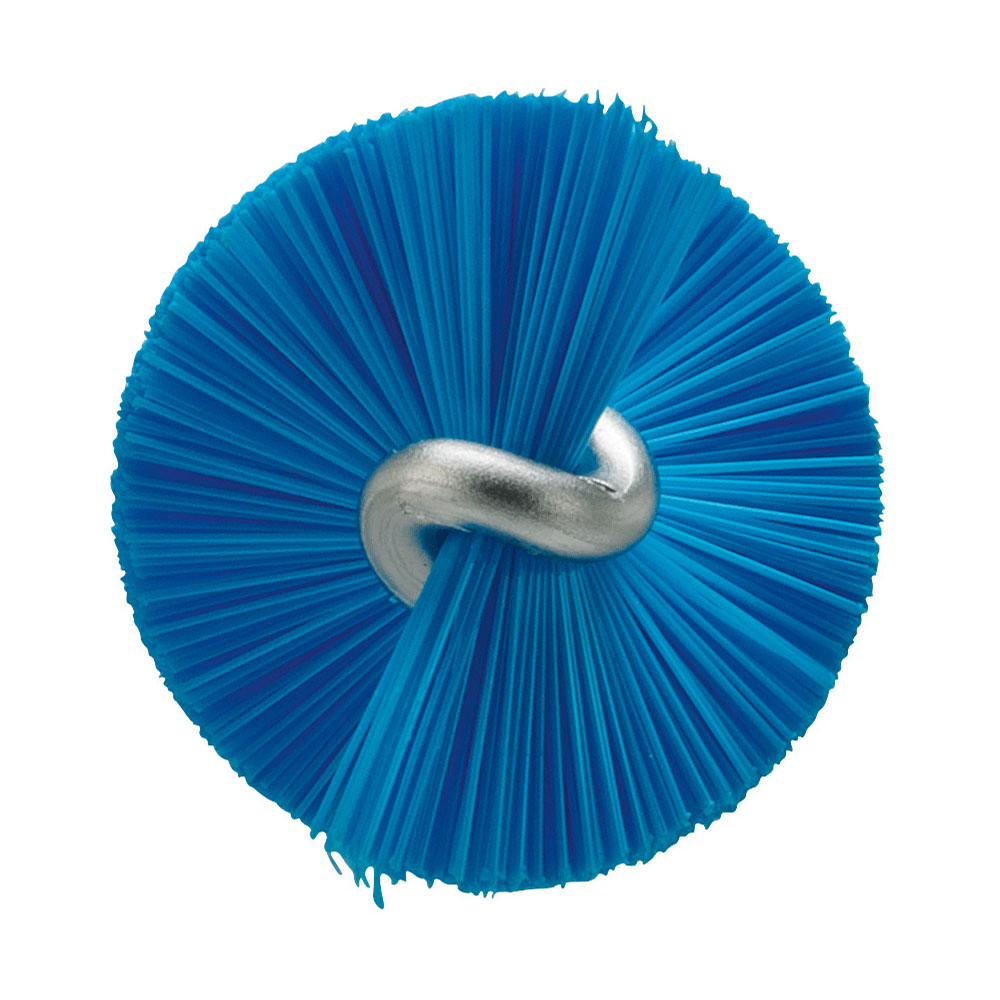 Vikan Rohrbürste mit Stiel, 20 mm, medium - blau
