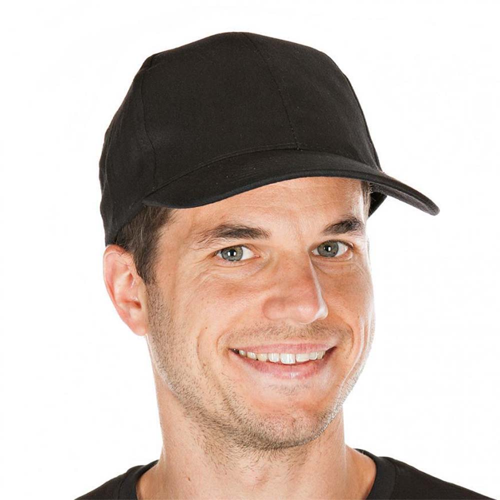 Baseballkappen | Polycotton - schwarz