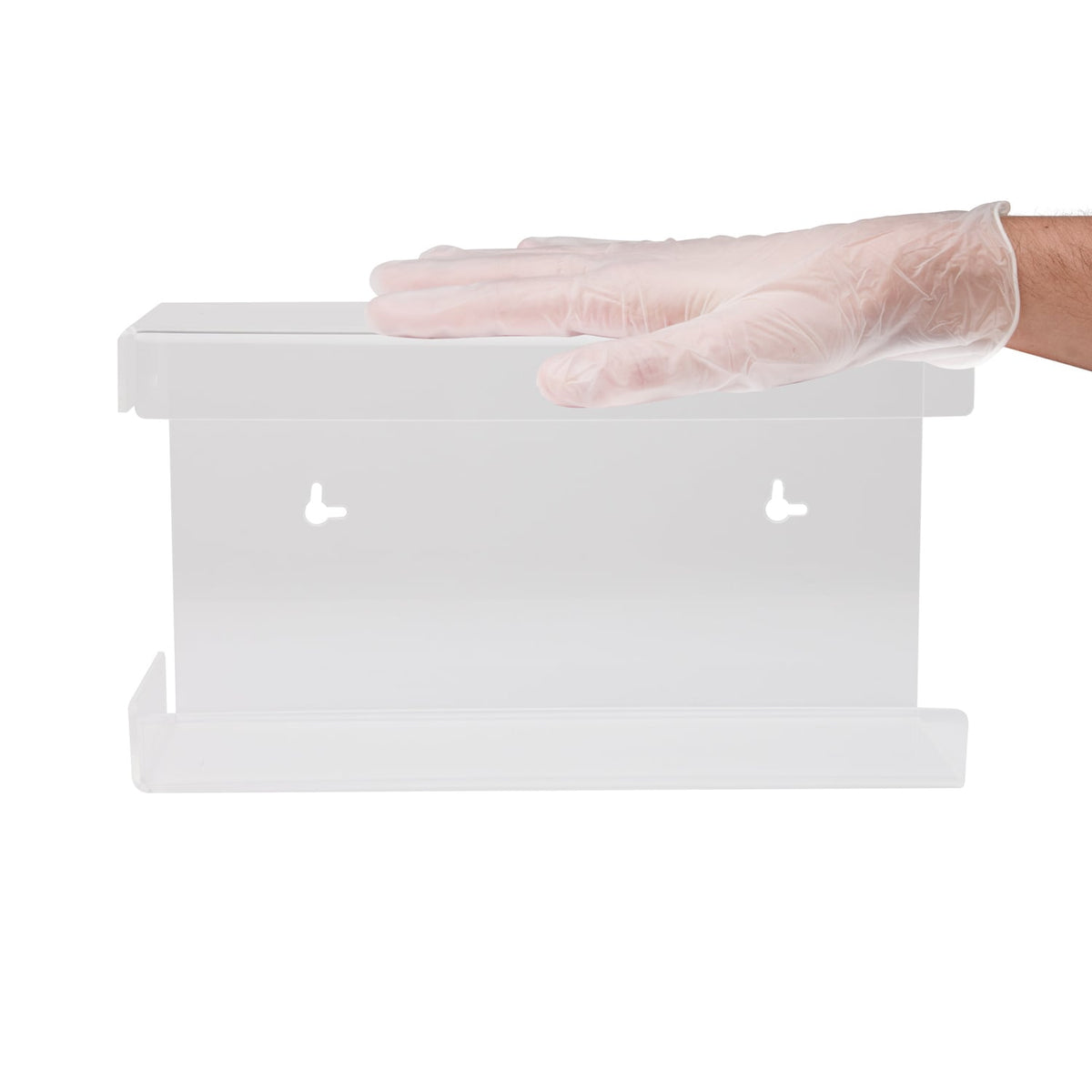 Transparenter Handschuhspender