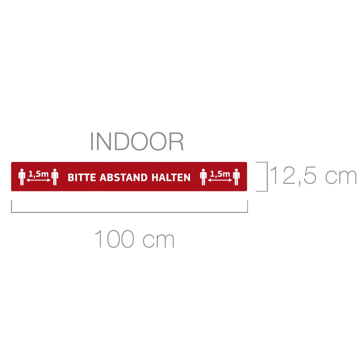 Fußbodenaufkleber Indoor