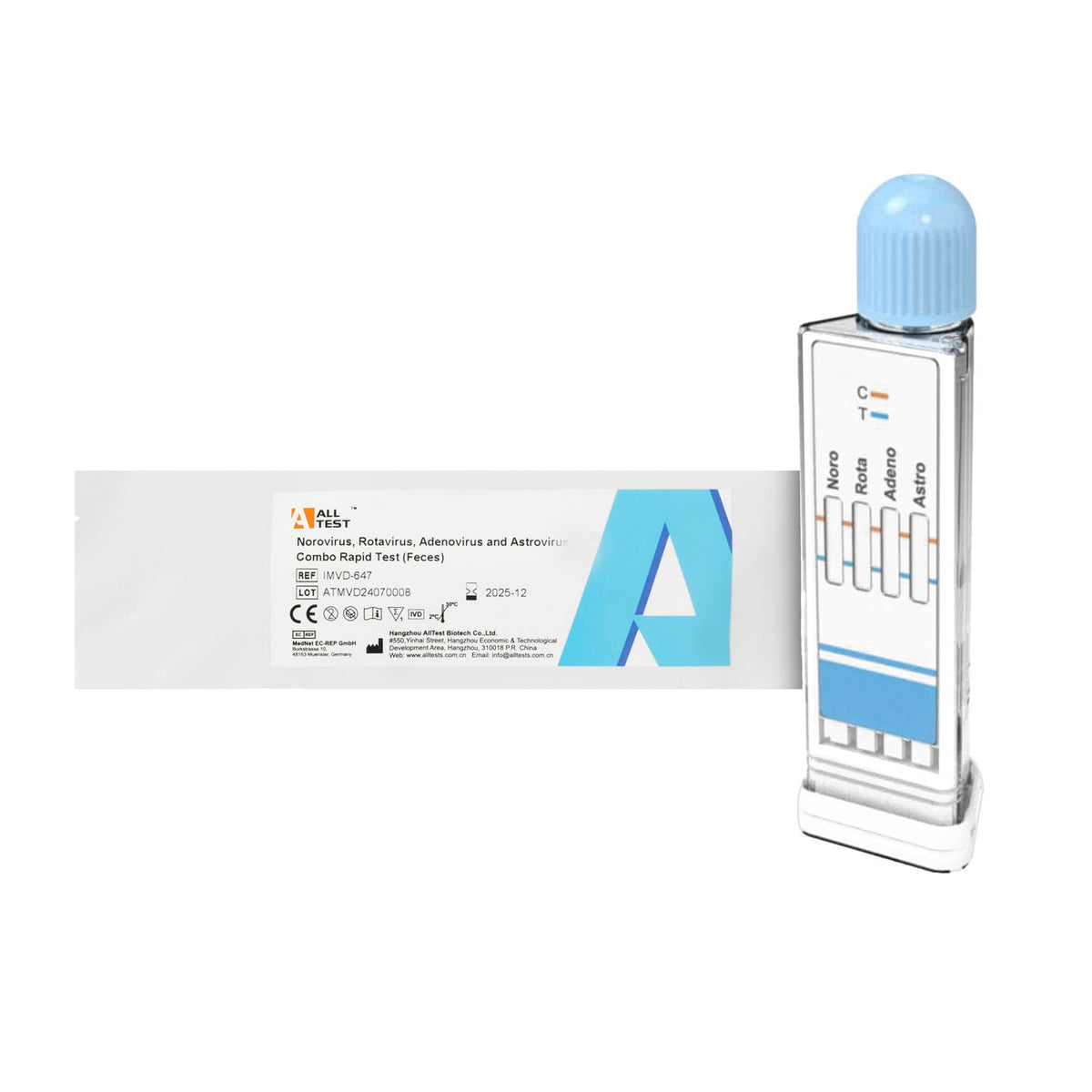 All Test Noro-, Rota-, Adeno- & Astroviren-Stuhltest