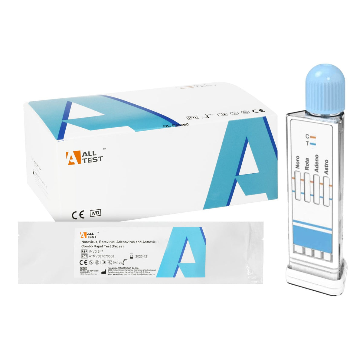 All Test Noro-, Rota-, Adeno- & Astroviren-Stuhltest