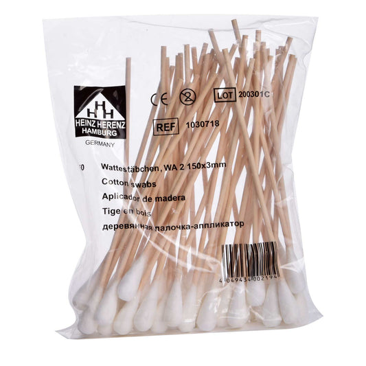 Großer Watteträger mit Holzstab