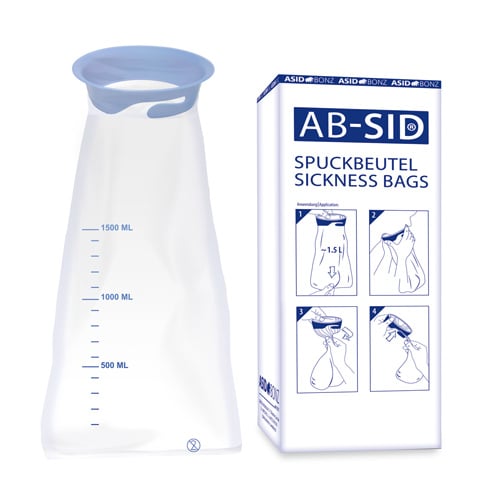 AB-SID Spuckbeutel, 50 Stück