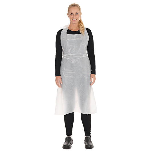 Einwegschürzen ca. 33 my | LDPE - weiß