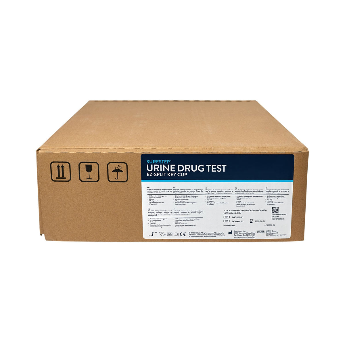 SureStep™ Urine Drug Test EZ-Split Key Cup (6)