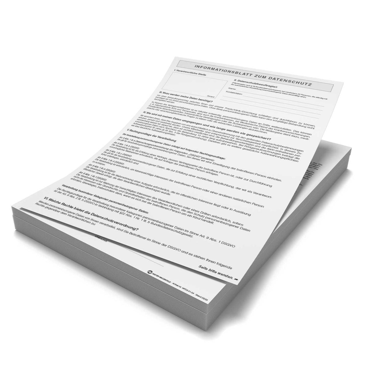 Einverständniserklärung Datenschutz