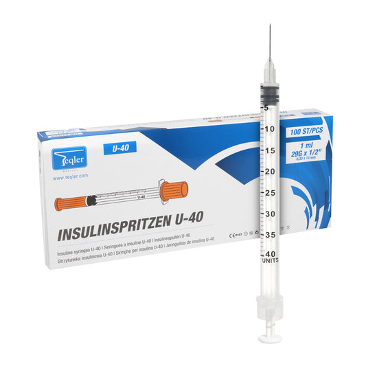 Teqler Insulinspritzen mit Kanüle