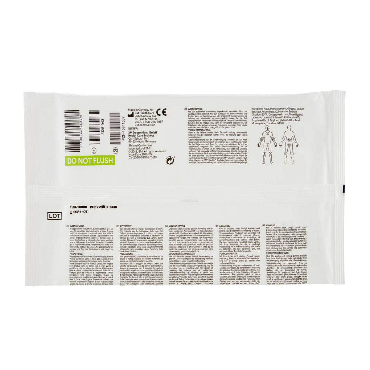 3M™ Cavilon™ Wasch- & Reinigungstücher