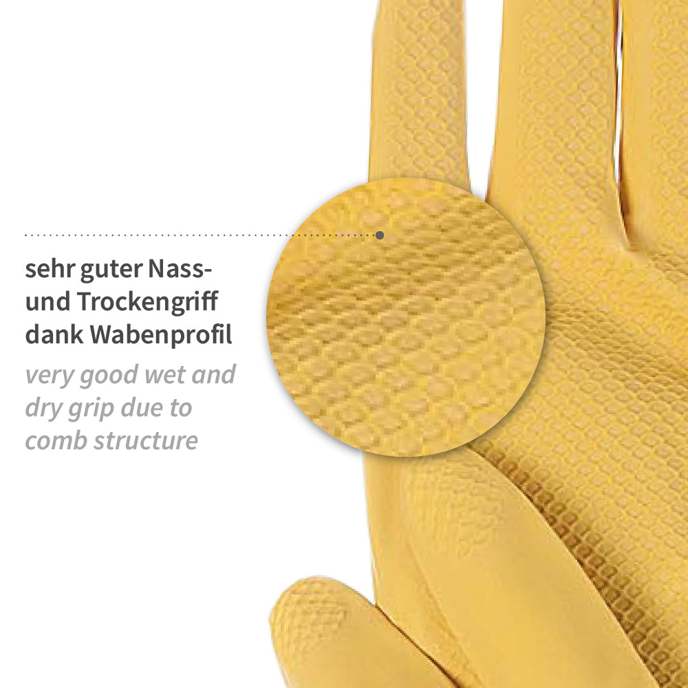Haushaltshandschuhe Bettina Soft | Latex - gelb
