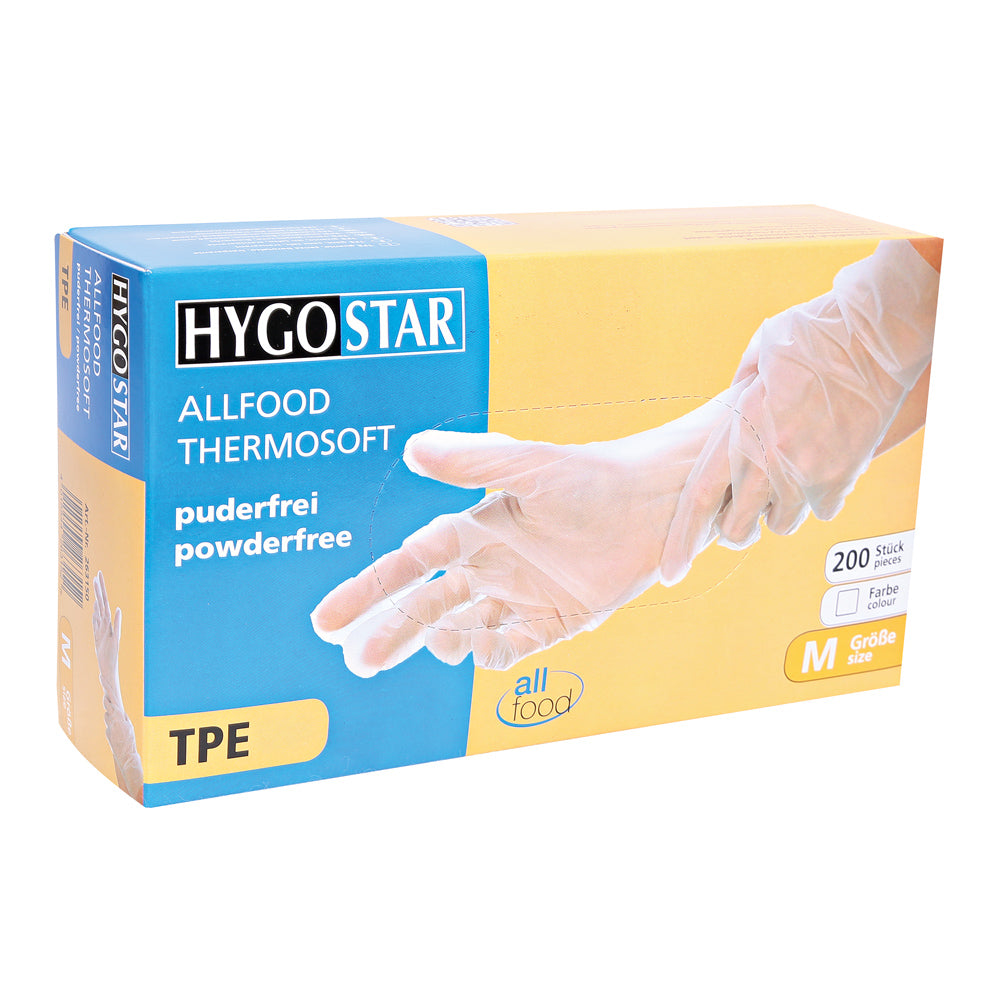 TPE-Handschuhe Allfood Thermosoft, Sparpack - transparent